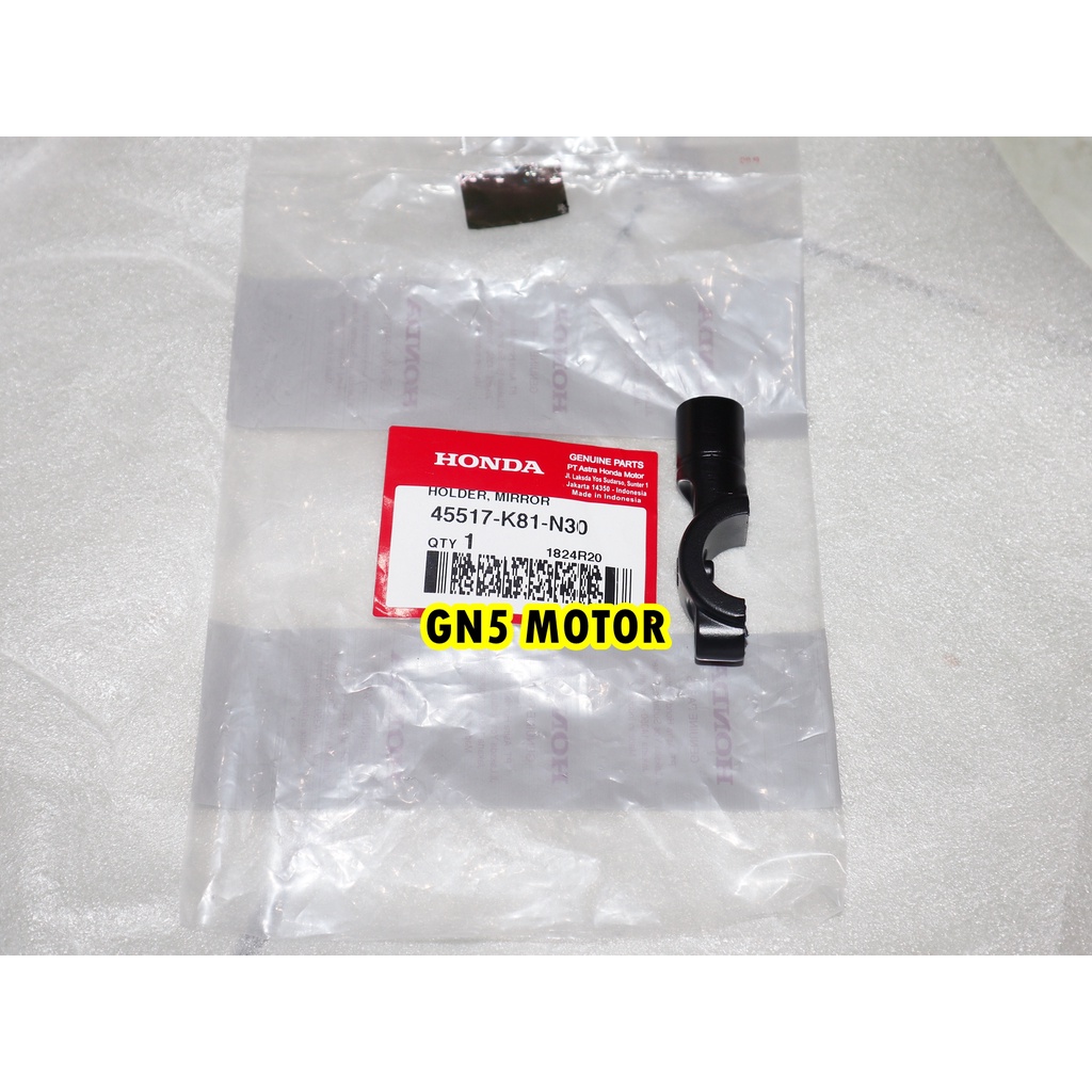RIGHT MIRROR MOUNT สําหรับ HONDA BEAT STREET K81 & VARIO 150 FACELIFT ORIGINAL AHM ORIGINAL 45517-K8