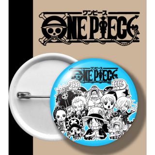 ONEPIECE BADGE เข็มกลัด วันพีช ฟ้า BLUE