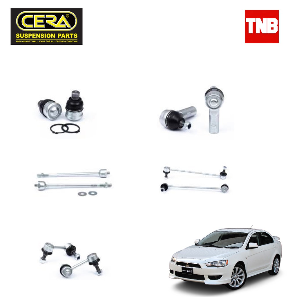 CERA ช่วงล่าง ลูกหมาก MITSUBISHI LANCER EX แลนเซอร์ อีเอ็กซ์ ปี09-15 คันชัก แร็ค กันโคลง ปีกนก