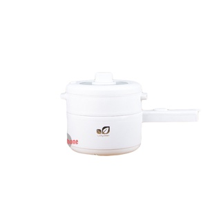 โปรโมชั่น : Lucky Green หม้อไฟฟ้า หม้อไฟฟ้าเอกประสงค์ ต้ม ทอด ผัด นึ่ง ชาบู 1.5L 2L 20cm