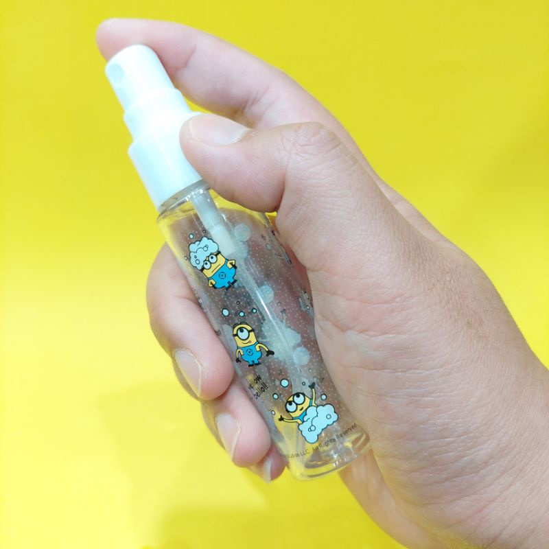 💦ขวดสเปรย์ แบบพกพา Princess,Minions,Doraemon นำเข้าจากญี่ปุ่นแท้100% ขนาด 30ml. (ขวดเปล่า)เอาไว้ใส่แอลกอฮอล์พกพาได้💦