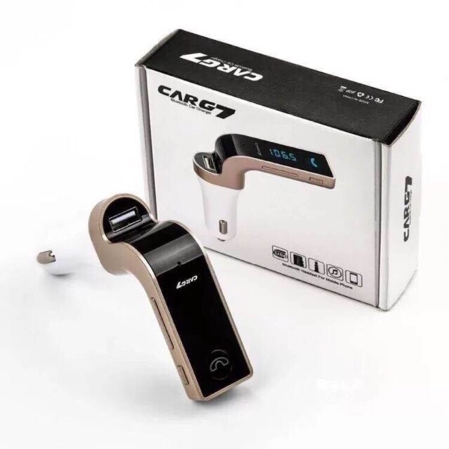 ￼CAR G7 Bluetooth FM Transmitter MP3 Music Player SD USB Charger for Smart Phone