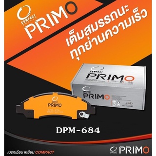 Compact Primo ผ้าเบรคหน้า Mitsubishi TRITON 2.5, 2.8, 2WD-4WD ปี 2006, PAJERO SPORT 2.5 GLS AT 2WD, PAJERO SPORT 3.2 ...