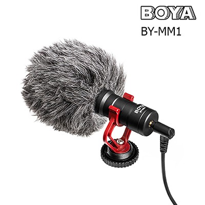 ไมโครโฟนไลฟ์สด/Microphone BOYA BY-MM1