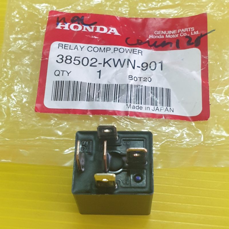 รีเลย์สตาร์ท click125i,pcx (5ขาตัวเล็ก)แท้Honda100% 38502-kwn-901