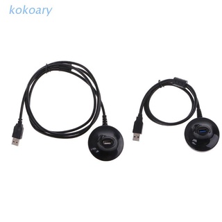 Kok Usb Male To Female อะแดปเตอร์เชื่อมต่อ Wifi ไร้สายฐานขาตั้งสายเคเบิ้ล Usb2.0 Usb3.0