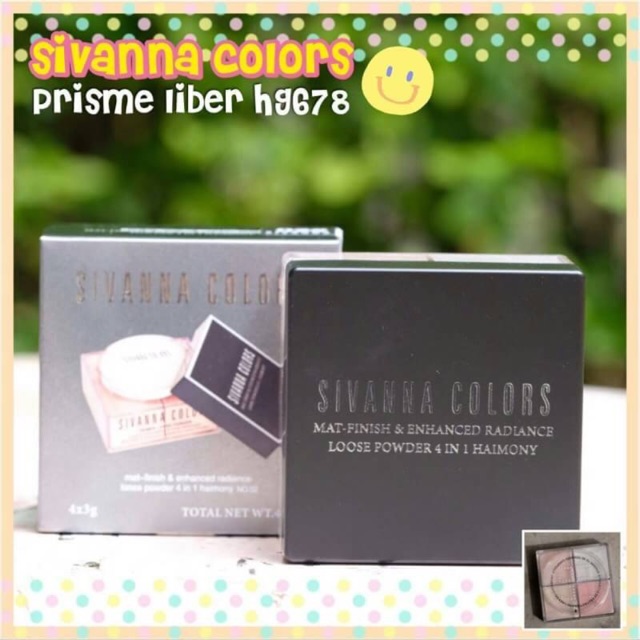 แป้งฝุ่น Sivanna colors prisme