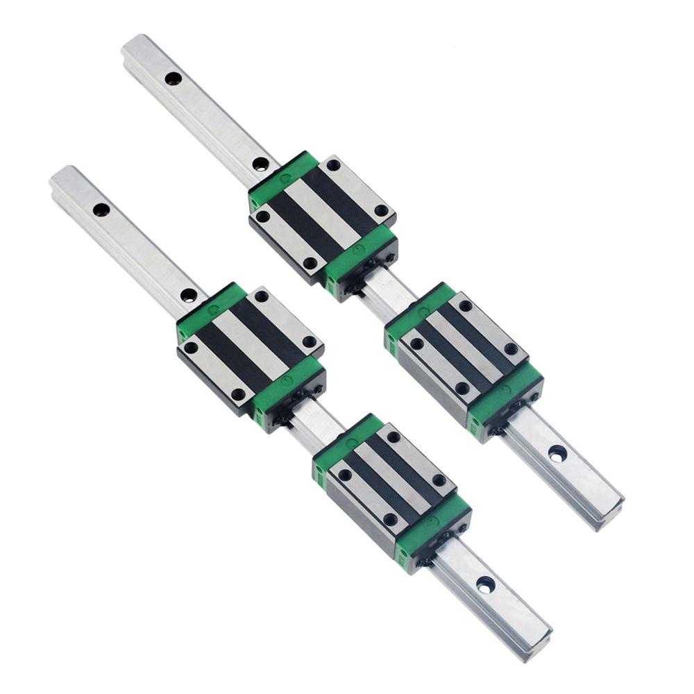 2 ชิ้น HGR15 HGR20 สี่เหลี่ยมเชิงเส้นราง 4 ชิ้น HGH15CA HGH20CA HGW15CC HGW20CC ชิ้นส่วน CNC