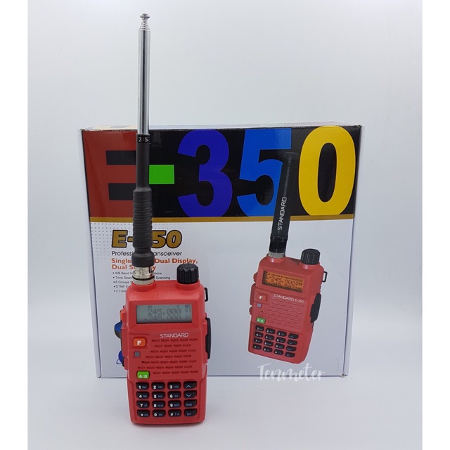 วิทยุสื่อสารStandard รุ่น E-350 ความถี่245MHz สแตนบาย2ช่อง กำลังส่ง5วัตต์เต็ม