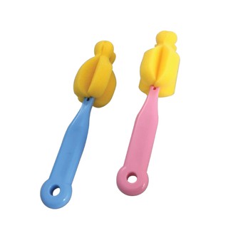 Grace Kids แปรงล้างจุกหัวฟองน้ำ ด้ามจับ (ยกลัง 6 ชิ้น) | แปร…