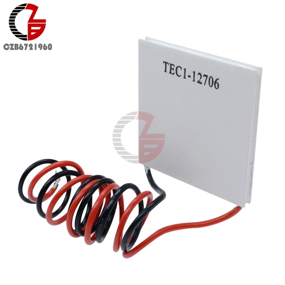 2PCS TEC1-12712 Heatsink Thermoelectric Cooler Cooling Peltier Plate Module
