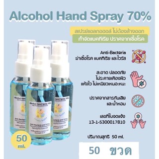 ฉีดพ่น 50 ขวด 30 ml. มีเลขจดแจ้ง