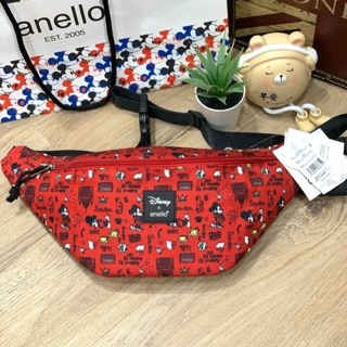 ANELLO กระเป๋าคาดอก CROSSBODY MINI DISNEY X ANELLO รุ่นDT-G010 สีแดง