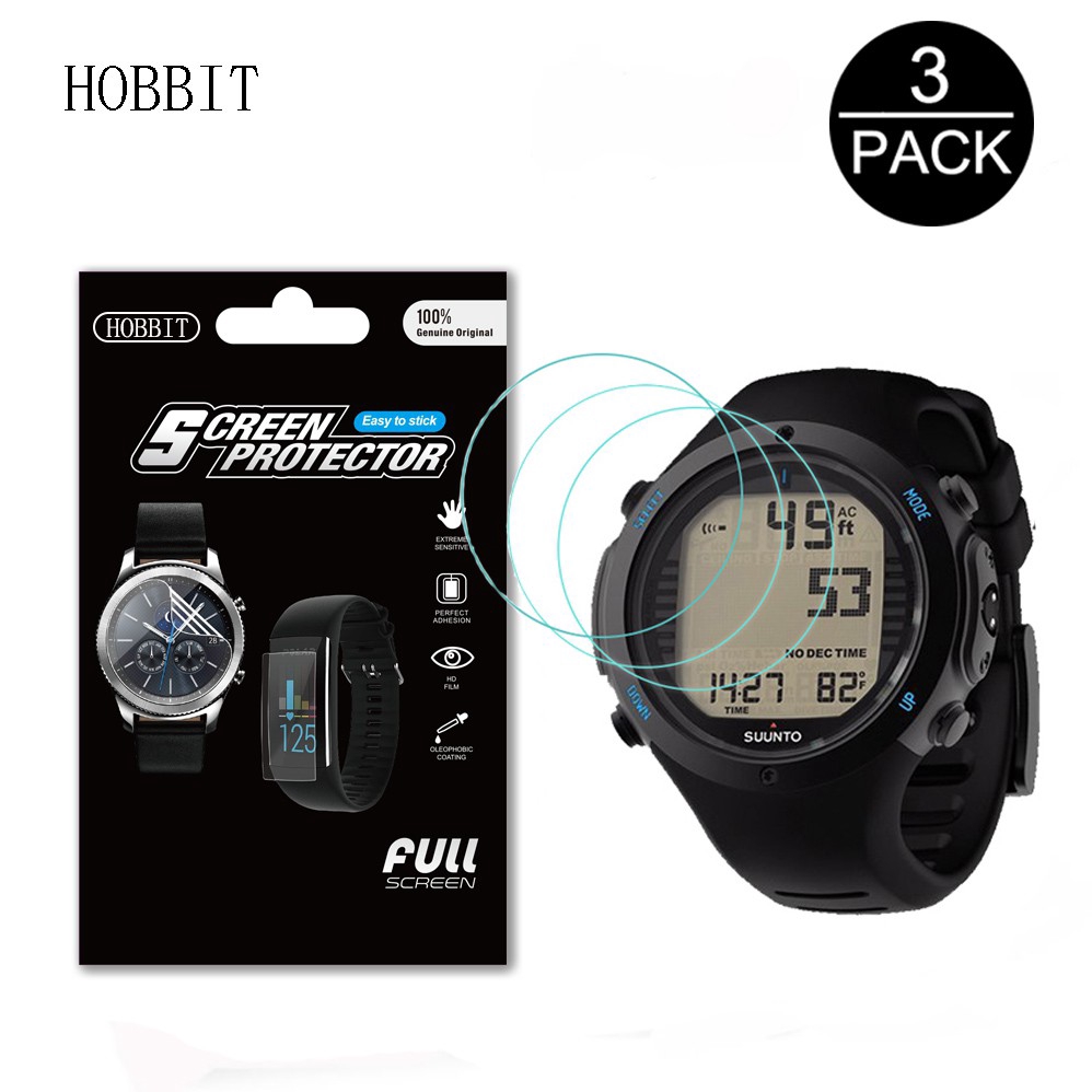 ตัวป้องกันหน้าจอป้องกันการกระแทก 3 ชิ้นสําหรับ SUUNTO D6I D4I NOVO