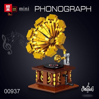 ตัวต่อเครื่องเล่นแผ่นเสียง (Phonograph Classical Style)