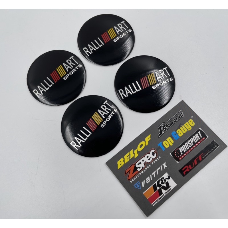 Ralliart Sport Sport สติกเกอร์ขอบ 4 ชิ้น Ralliart Wira Satria Neo Putra Saga Waja Persona Gen2