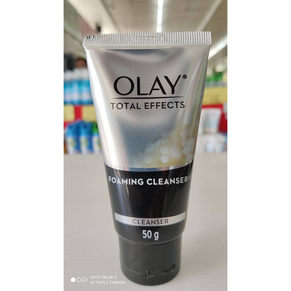 โอเลย์ โฟมล้างหน้า OLAY Total Effects Foaming Cleanser 50 g**รับประกันของแท้**