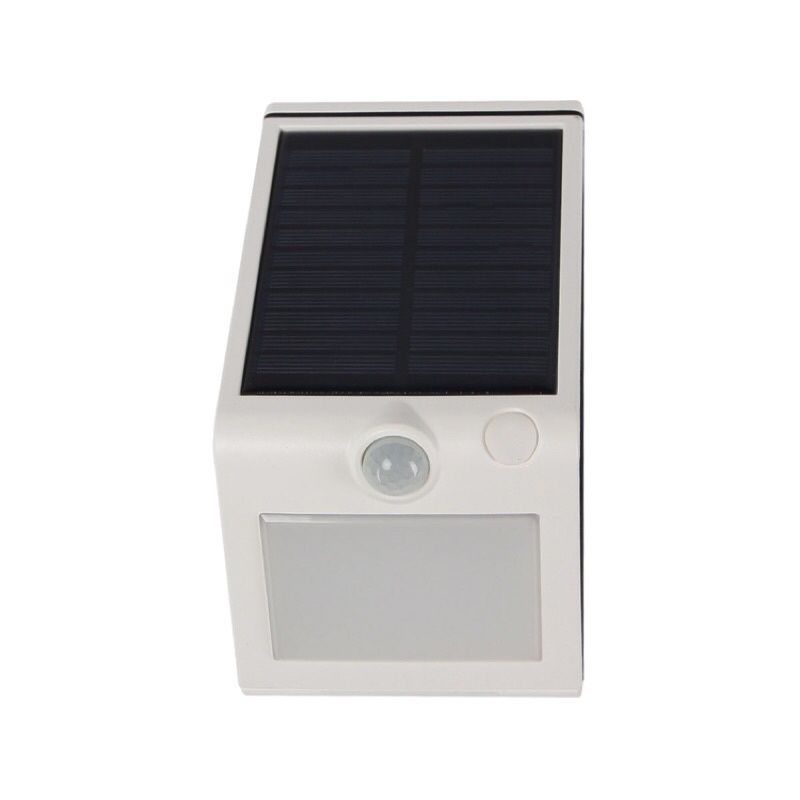 โคมไฟผนังโซล่าเซลล์ 1W DL Motion Sensor LUZINO รุ่น D012063016 สีขาว