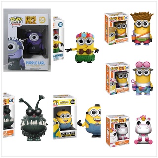 ตุ๊กตามินเนี่ยน Funko Pop Jerry Dave สีม่วง ของเล่นสําหรับเด็ก