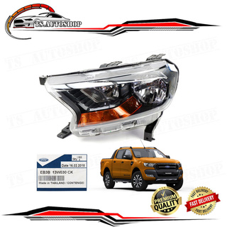 ไฟหน้า ข้างซ้าย แท้ Ford Ranger XL XLT 2.2 3.2 ขนาด 54x20x20 จำนวน 1 Piece ปี 2015 - 2019 มีบริการเก็บเงินปลายทาง