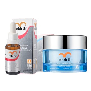 Rebirth เซรั่มรกแกะเข้มข้น45%  25 ml. แพ็คคู่กับ ครีมอีมูสูตรเข้มข้น 50g. ราคาประหยัด