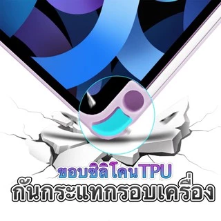 เคสสำหรับไอแพด หลังPcใสแข็งกันงอ ที่ใส่ปากกาด้านขวาพร้อมชาร์จ For iPad Air4-5/ Pro11 /Gen9/Mini6 🇹🇭พร้อมส่ง🇹🇭
