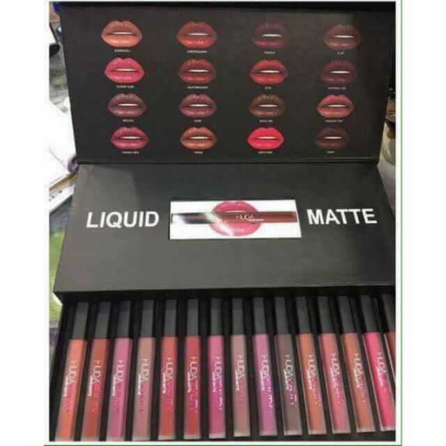 ลิปเนื้อแมท Huda Beauty Lipquid Matte Lipstick  จากแบรนด์ HUDA