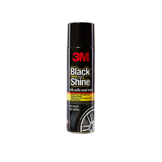 3M Black & Shine ผลิตภัณฑ์โฟมทำความสะอาดและเคลือบเงายางรถยนต์ ขนาด 440 ml.