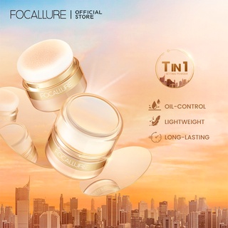 Focallure #Ambergold Focus On Me บลัชออนแป้งฝุ่น ควบคุมความมัน กันน้ํา ติดทนนาน