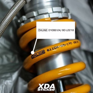 สติกเกอร์ ลาย OHLINS สําหรับติดตกแต่ง