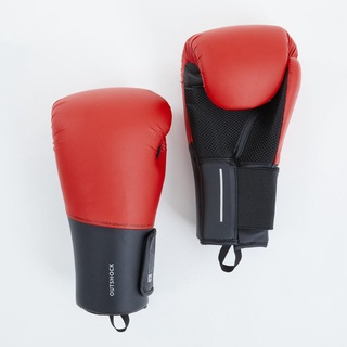 นวมชกมวยรุ่น 100 OUTSHOCK BOXING GLOVES 100 - RED