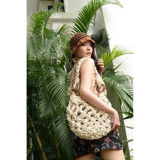 African plain huge hobo bag