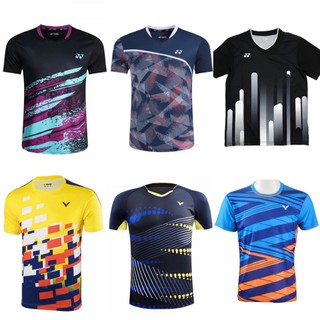 เสื้อยืดเทนนิสแบดมินตัน Yonex Victor Sportswear Jersey