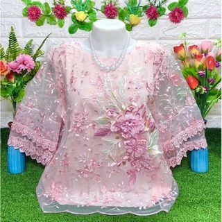 เสื้อออกงานผ้าแก้ว ไซส์ใหญ่ รอบอกตั้งแต่42-56