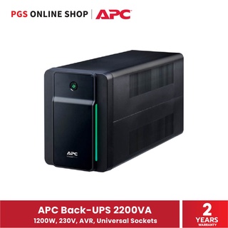 APC Back-UPS 2200VA 1200W, 230V, AVR, Universal Sockets เครื่องสำรองไฟ