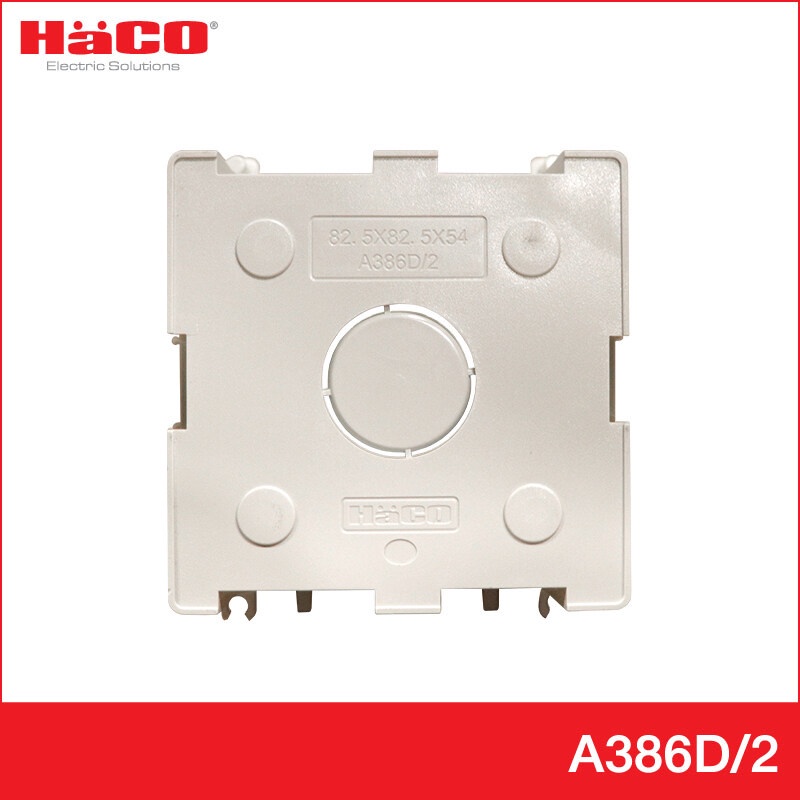HACO กล่องฝัง พลาสติก Flush Mounting Plastic Box British Standard 1 ช่อง ลึก 54 มม. รุ่น A386D/2 - รูปที่ 3