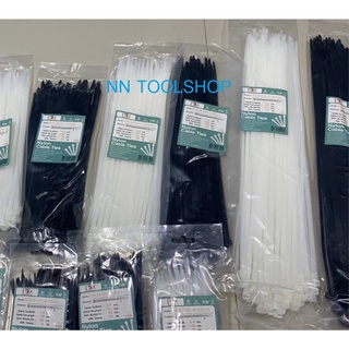 FOX เคเบิ้ลไทร์ CABLE TIES ขนาด 4" / 6" / 8" / 10" / 12" / 16" บรรจุห่อละ 100 เส้น