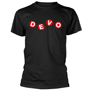 เสื้อผ้าผชเสื้อยืด พิมพ์ลายโลโก้ Devo AtomicS-5XL