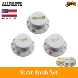 Allparts PK-0178 Strats Knob Set ฝา Volume / Tone สำหรับ CTS pot Made in USA