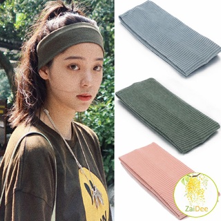 ผ้าคาดผม แบบดูดซับเหงื่อ ทรงสปอร์ต  ที่คาดผมแฟชั่น ที่คาดผมถัก sports hair band