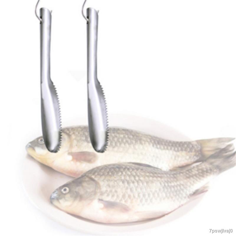 Fish Scales Stainless Scraping Fast Remove Fish Cleaning Peeler Scraper ...