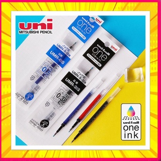 ไส้ปากกาเจล Uni ball One Refill ขนาด 0.38 และ 0.5 MM รุ่น UMN-S-38, UMN-S-05