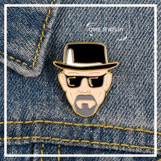 เข็มกลัด Br Ba Enamel Pin สไตล์วินเทจสําหรับเพื่อนเพื่อนภาพยนตร์