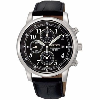 SEIKO นาฬิกาข้อมือชาย Chronograph Classic SNDC33P1