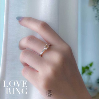 Sterling Silver Love Ring (แหวนหมั้น)