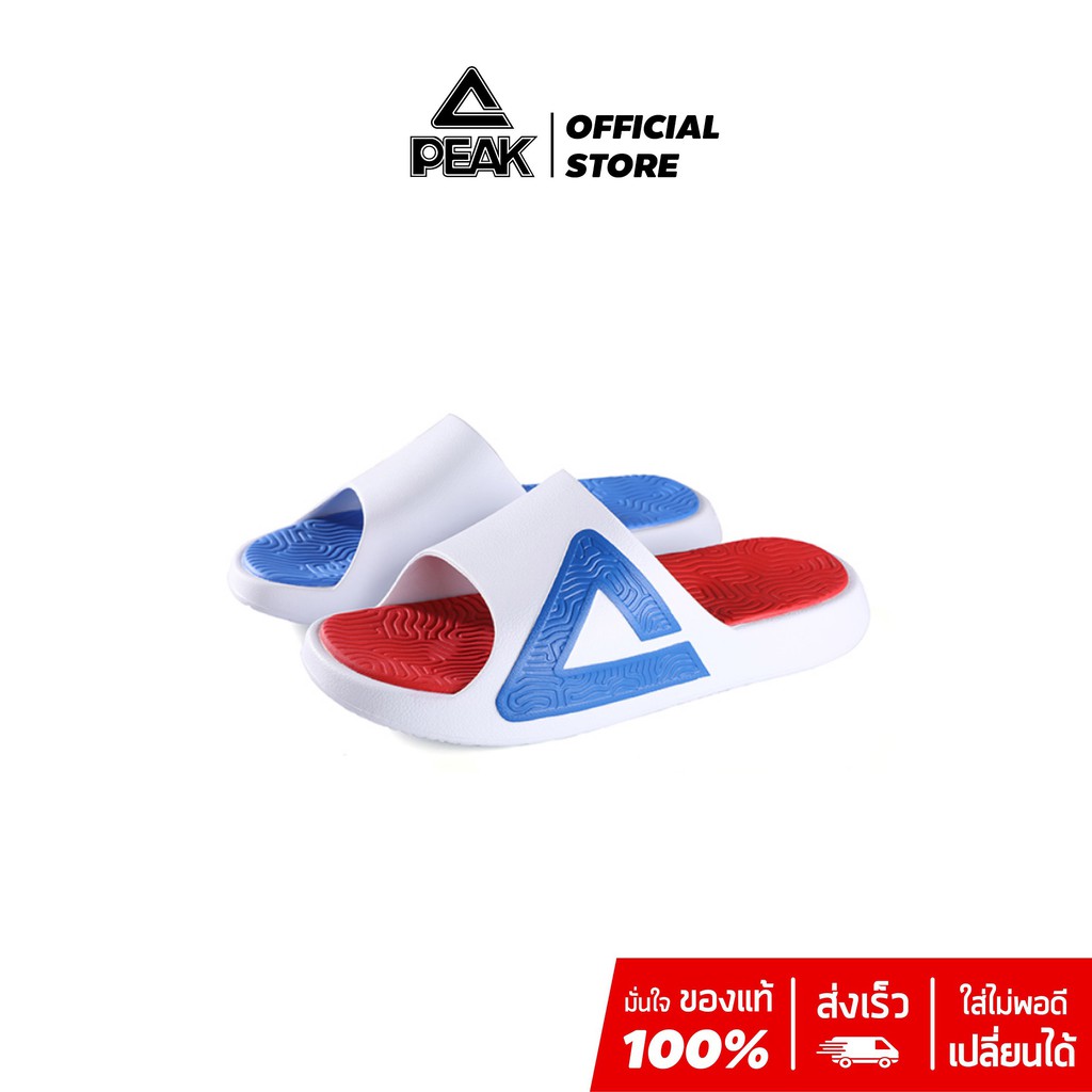 PEAK Taichi Slipper E11937L รองเท้าแตะ เพื่อสุขภาพ ฟื้นฟูเท้า ใส่หลังเล่นกีฬา เดินเล่น นุ่ม เด้ง สบายเท้า ลดอาการบาดเจ็บ