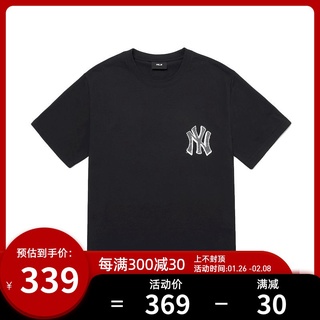 เสื้อคู่รัก - ML-B 2022 เสื้อยืดแขนสั้นใหม่ฤดูใบไม้ผลิและฤดูร้อน NY/LA พิมพ์ลายชายและหญิงS-5XL