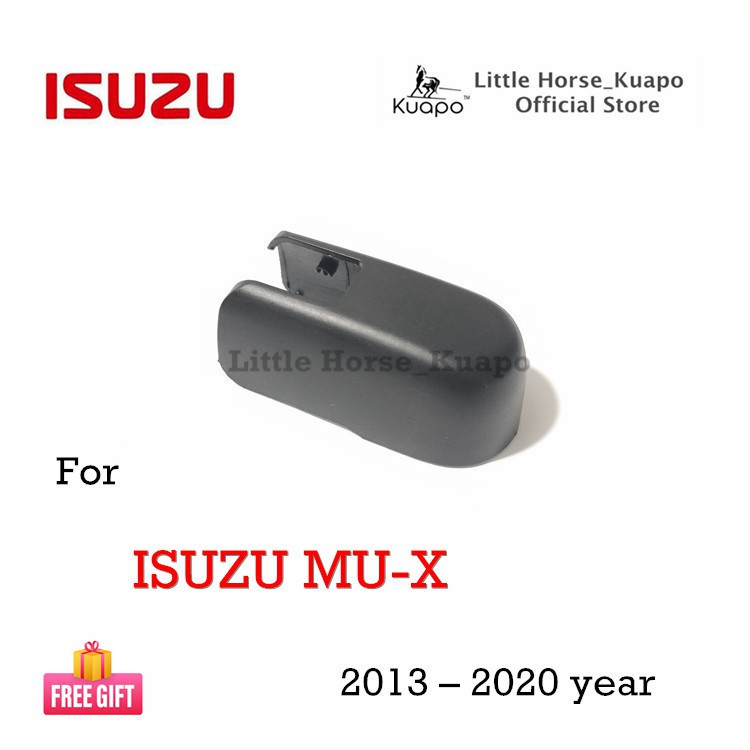 Kuapo ฝาครอบน็อต ปัดน้ำฝน ด้านหลัง อีซูซุ มิว-เอ็กซ์ ISUZU MUX MU-X 2013 ถึงตอนนี้ (หมวก/ปก บน ก้าน ที่ปัดน้ำฝน หลัง) อีซูซุmux