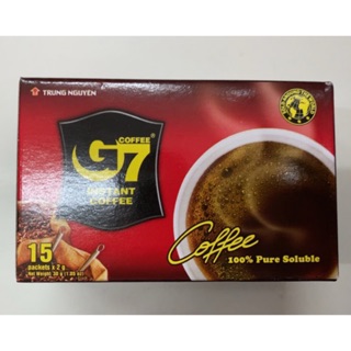 กาแฟดำ G7 แบบกล่อง 15 ซอง