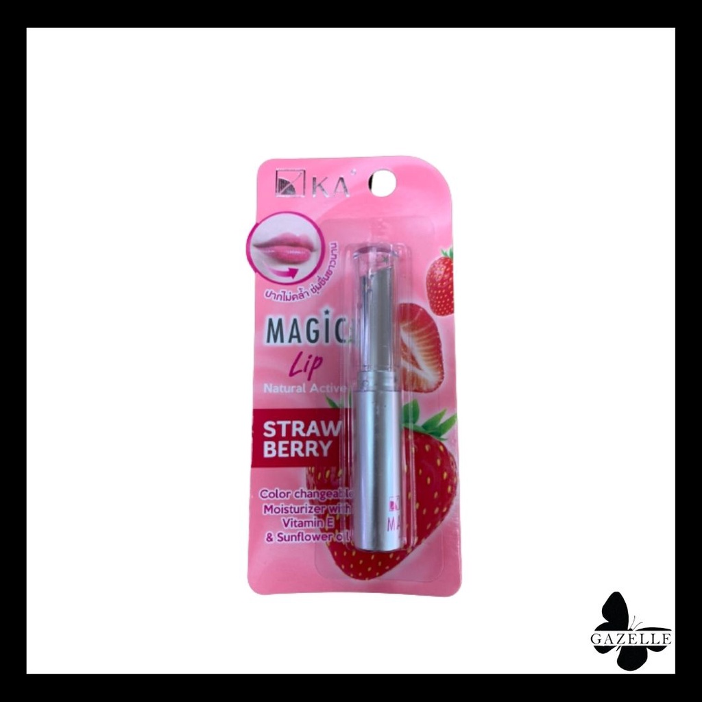 ลิปมันเปลี่ยนสี เค.เอ. KA Magic Lip Natural Active